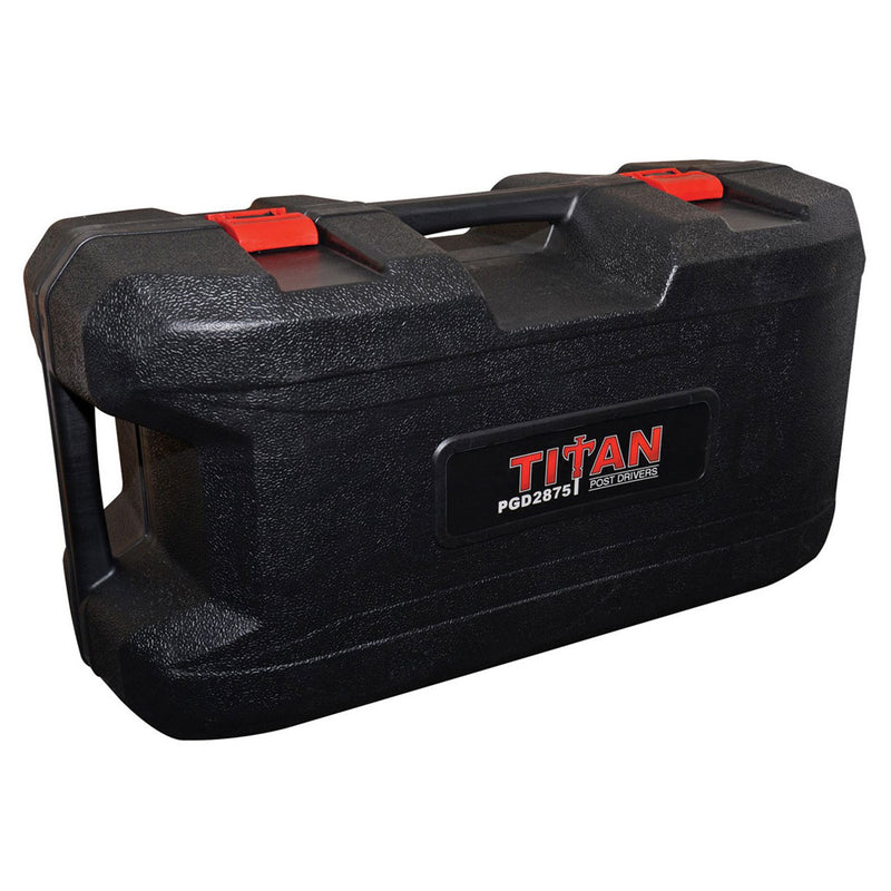 Titan PGD2875 3.25 In Barrel 1.3 HP Gas Powered Fence Post Driver Pole Pounder