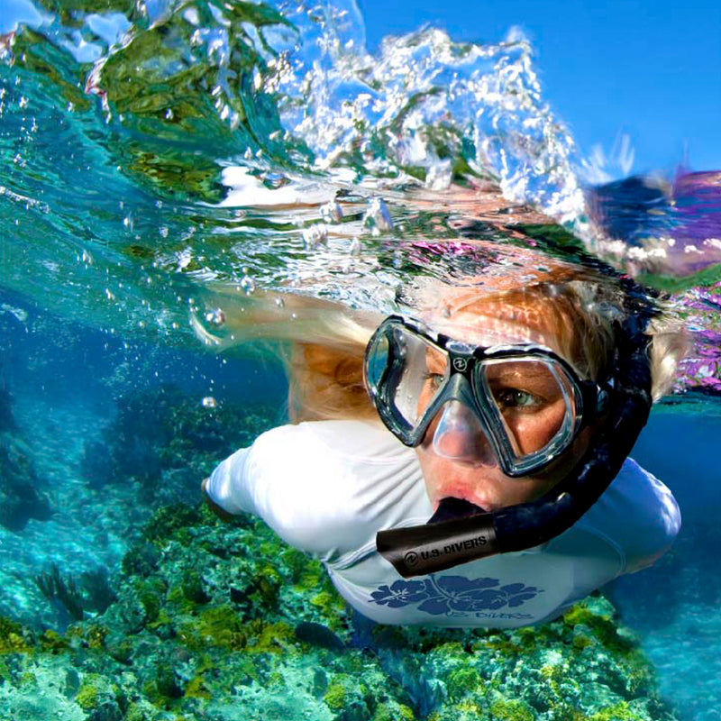 U.S. Divers Adult Cozumel Mask, Seabreeze II Snorkel, ProFlex Fins, Gear Bag Set - VMInnovations