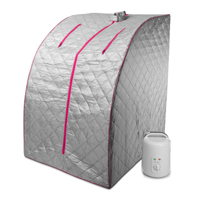 Durasage Personal Portable Steam Sauna for Weight Loss, Detox, Relaxation, Pink