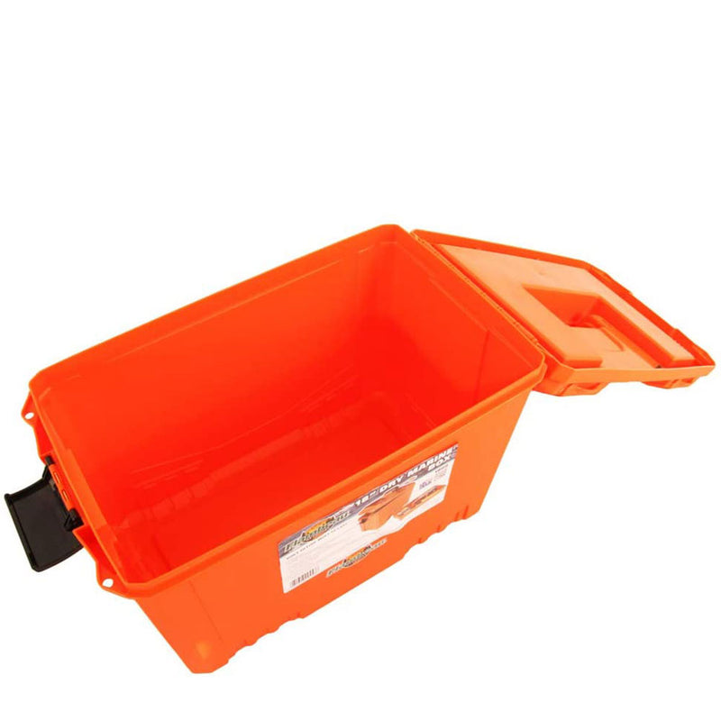 Flambeau Outdoors 1809 18 Inch Marine Dry Outdoor Tackle Storage Box, Orange