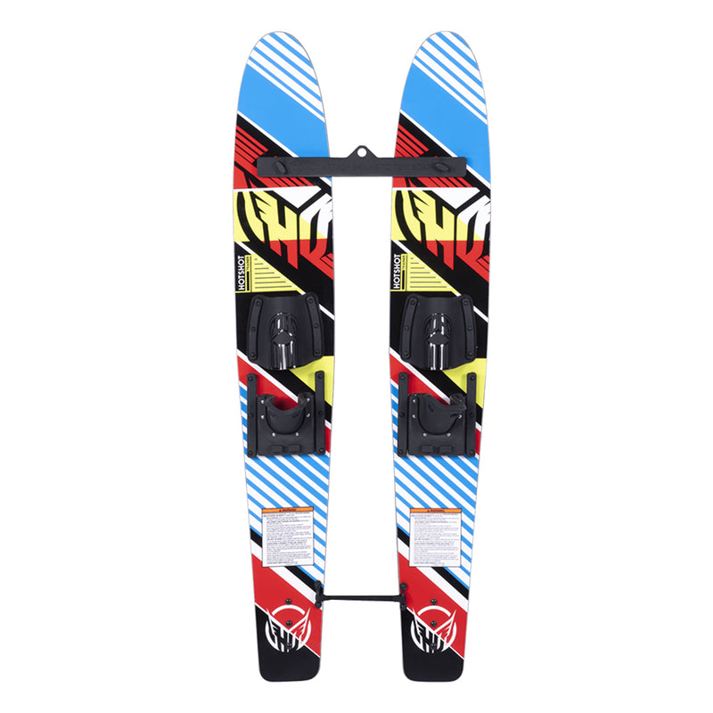 HO Skis Hot Shot Trainers Ski Combo with Rope and Trainer Bar for Begginers