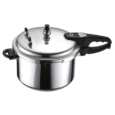 Brentwood BPC-112 9.5 Quart Pressure Cooker with 3 Safety Valves, Aluminum