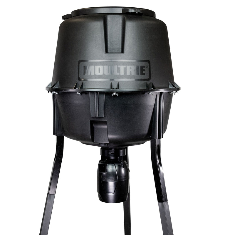 Moultrie 13281 30 Gallon Drum Directional Tripod Fish & Deer Feeder with Timer