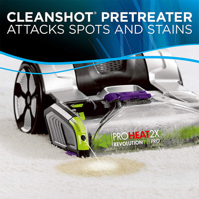 BISSELL ProHeat 2X Revolution Pet Pro Full-Size Carpet Cleaner, Purple(Open Box)