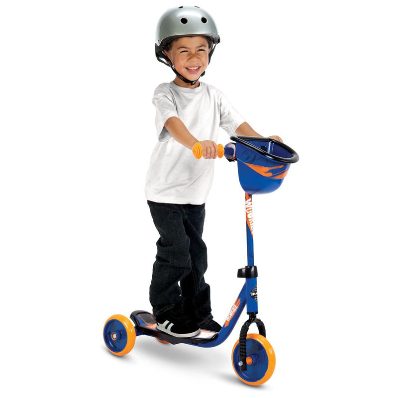 Huffy 78858 Star Wars Chewbacca Preschool Toddler Scooter with Storage, Blue