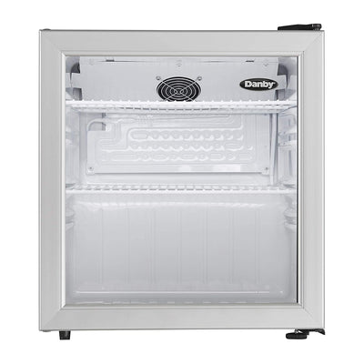 Danby 1.6 Cubic Feet Compact All Glass Door Compact Refrigerator (Open Box)