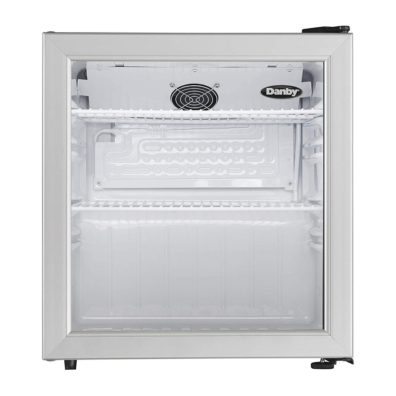 Danby 1.6 Cubic Feet Compact All Glass Door Compact Refrigerator (Open Box)