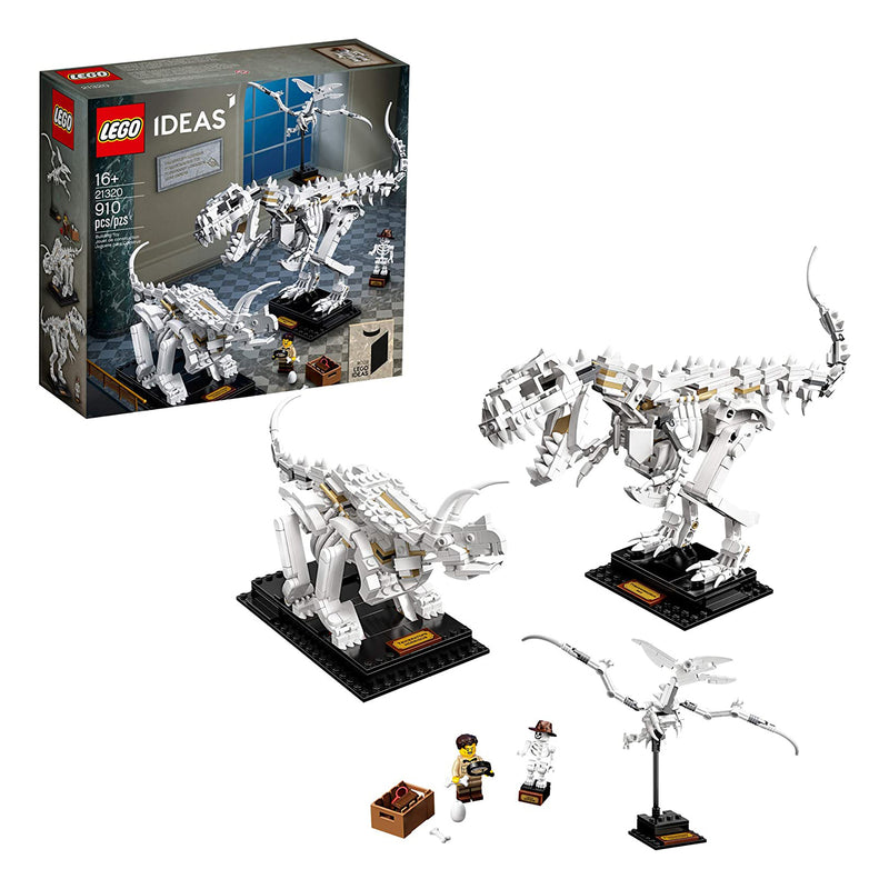 LEGO Ideas 21320 Dinosaur Fossils 1:32 Scale Toy Model Building Kit (910 Pieces)