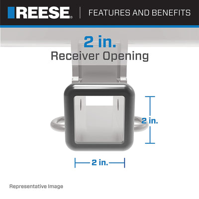 Reese Class III Custom Fit Towing Hitch 2-Inch Square Receiver Tube (Open Box)
