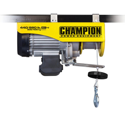 Campion 18890 Automatic Electric Hoist w/Remote Control 440/880-Pounds, Yellow