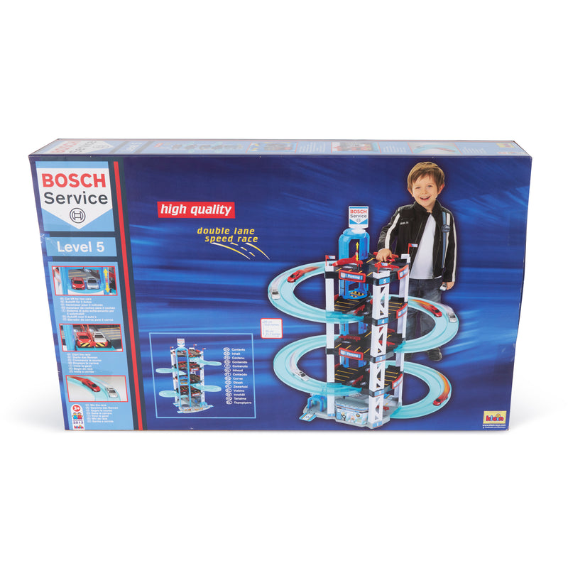 Theo Klein Bosch Toy Car Park 5 Level Racing Parking Garage Play Set (Used)