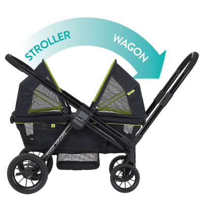 Evenflo 19132263 Pivot Xplore All Terrain Modular Toddler Stroller, Wayfarer