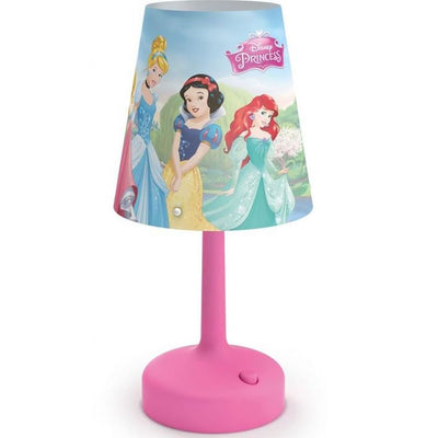 Philips Disney Princess LED Push Night Light 2 Pk w/ Disney Princess Lamp 2 Pk