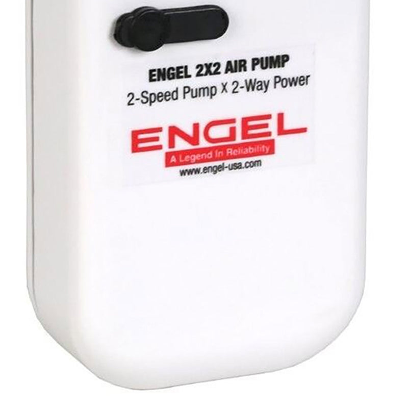 ENGEL ENG-AP Portable Live Bait 2 Speed Aerator Pump with 12 Volt Adapter