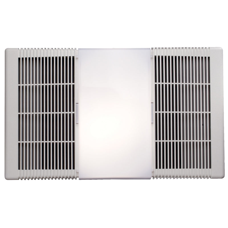 Broan-NuTone Bathroom Ventilation Fan w/ Light White Polymeric Lens and Grille