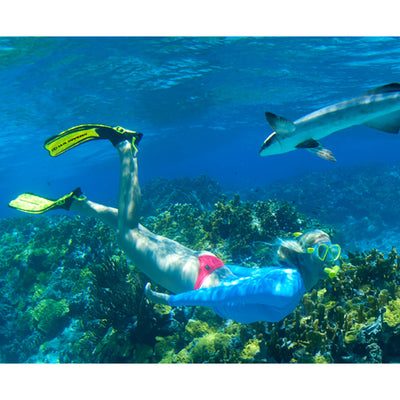U.S. Divers Junior Regal Kids Swimming Mask Laguna Snorkel Combo Set, Fun Purple