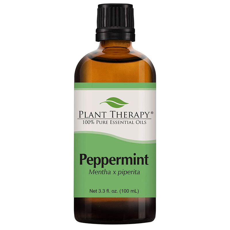 Plant Therapy Aromatherapy 100mL Essential Oil, 3.3 Oz, Peppermint (2 Pack)