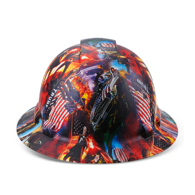 AcerPal 1PD1WH6M Full Brim Customized Pyramex Action Trump Maga Design Hard Hat