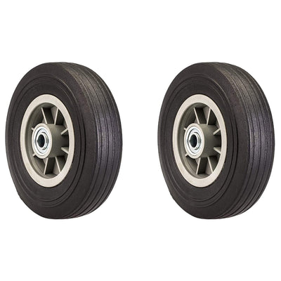 SLT Gdpodts 8 x 2 Inch Solid Rubber Utility Cart Replacement Tire (2 Pack)