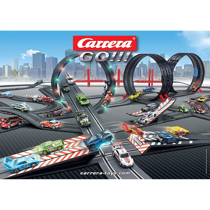 Carrera GO!!! DTM Master Class Slot Car 29 Ft Racetrack Set w/ Speed Controllers