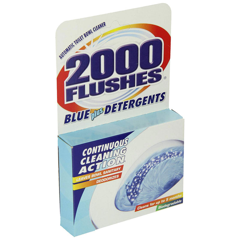 2000 Flushes 201020 Blue Plus Detergents Automatic Bathroom Toilet Bowl Cleaner