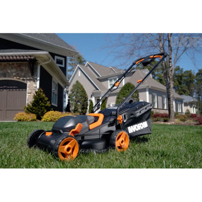 WORX 2-in-1 Trimmer & Edger Lawn Equipment Combo and 40 Volt Electric Lawn Mower