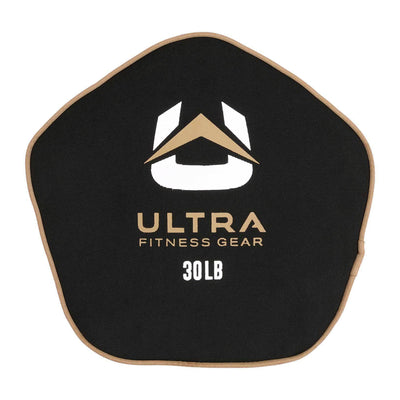 Ultra Fitness Gear Home Gym Workout Unfilled Neoprene Pancake Sandbag, 30 Pounds