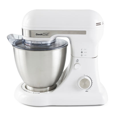 Geek Chef Stainless Steel 4.8 Qt Bowl 12 Speed Baking Food Stand Mixers (2 Pack)