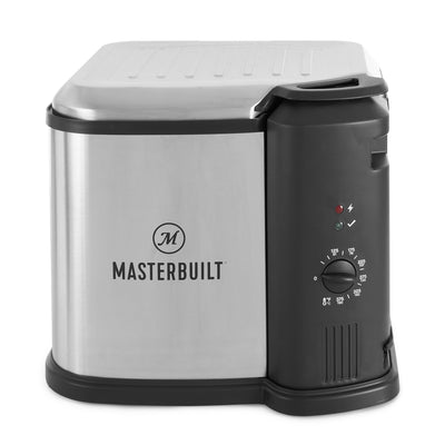 Masterbuilt Countertop 8L Electric Deep Fryer, Boiler, Steamer Cooker in Silver