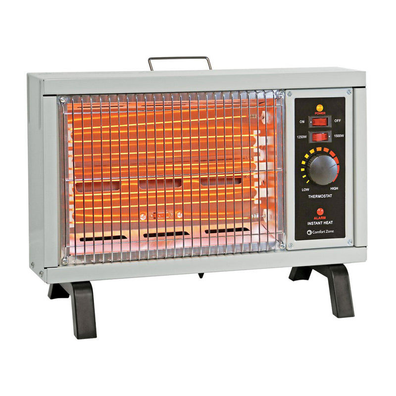 Comfort Zone CZ550 1500 W Electric Radiant Wire Element Space Heater (Open Box)