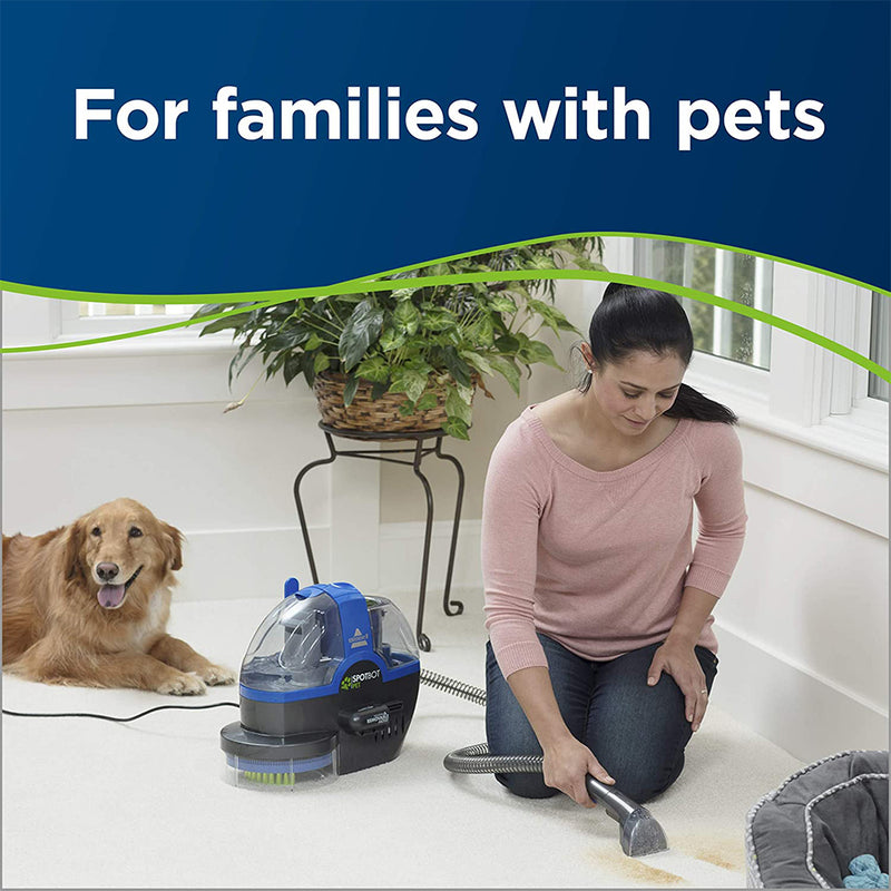 Bissell 2117 SpotBot Pet Handsfree Spot and Stain Portable Deep Cleaner, Blue