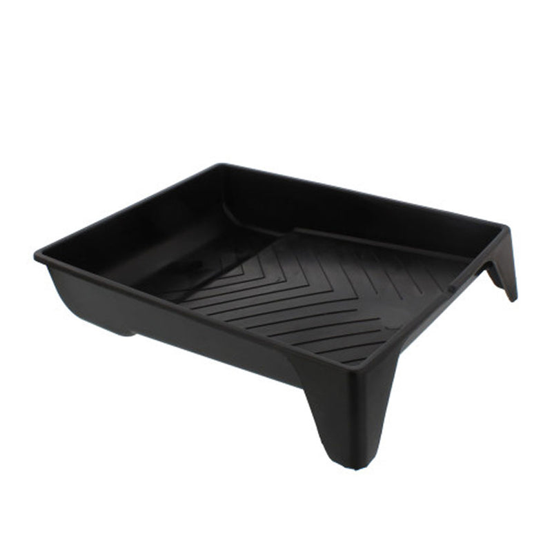 Great American Marketing PT09027 9 In Ribbed Plastic Paint Tray Accessory, Black