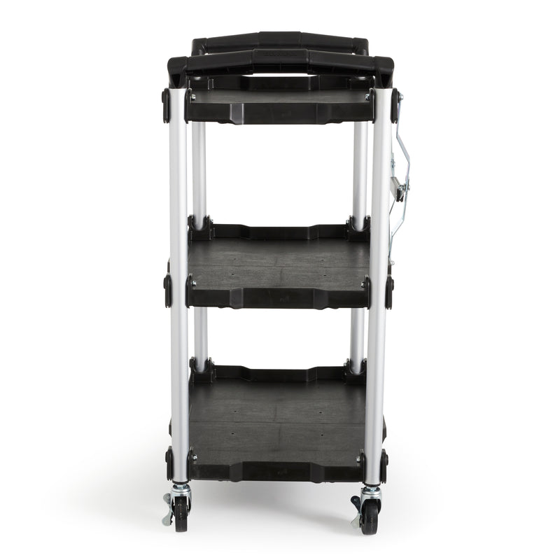 Olympia Tools Pack N Roll Folding Service 150 Lb Capacity 3 Shelf Utility Cart