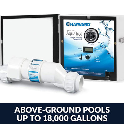 Hayward AquaTrol Salt Chlorinator System with TurboCell for Above Ground Pools