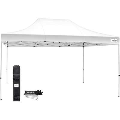 Caravan Canopy TitanShade 10 x 15 Ft Instant Steel Frame Canopy, White (Used)
