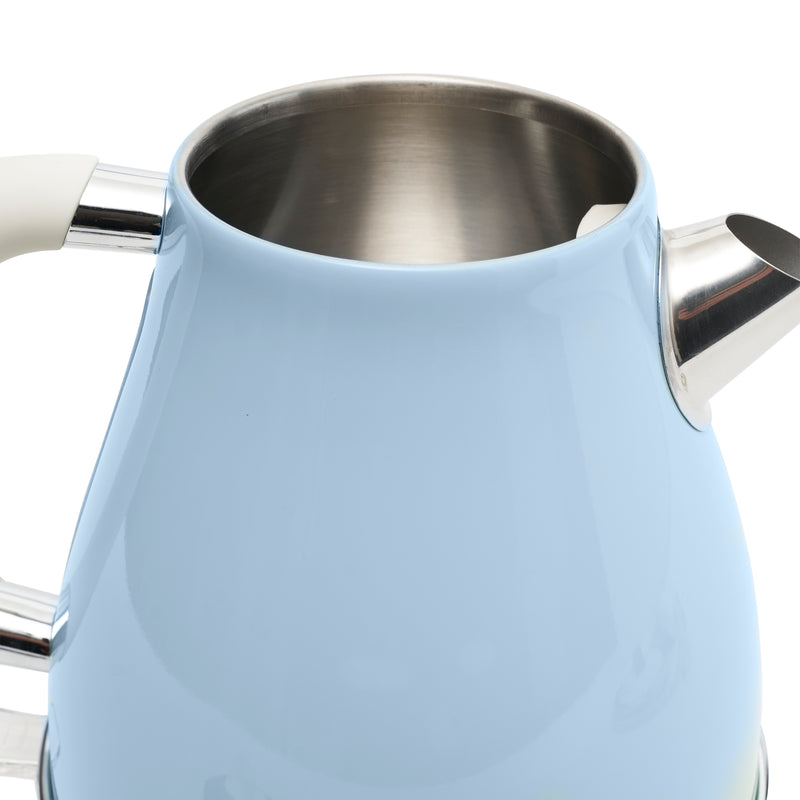 Ariete 1500W Vintage 1.7L Electric Kitchen Coffee Tea Hot Water Kettle, Blue