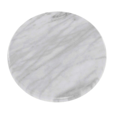Norpro Kitchen Restaurant Revolving 12-Inch Diameter Marble Lazy Susan, White