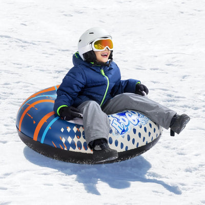 H20GO Inflatable Chill Thrill 36 Inch Winter Snow Sled Tube for Ages 6 and Up