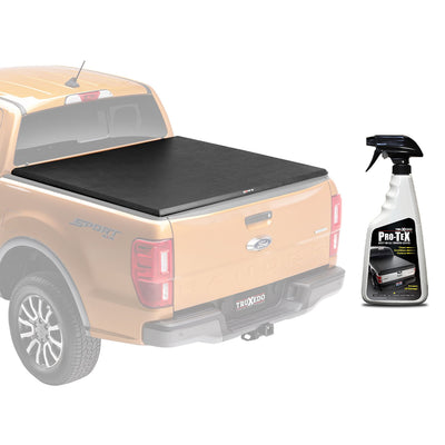 Truxedo TruXport Roll Up Tonneau Truck Bed Cover Kit For 2019 Ford Ranger, Black