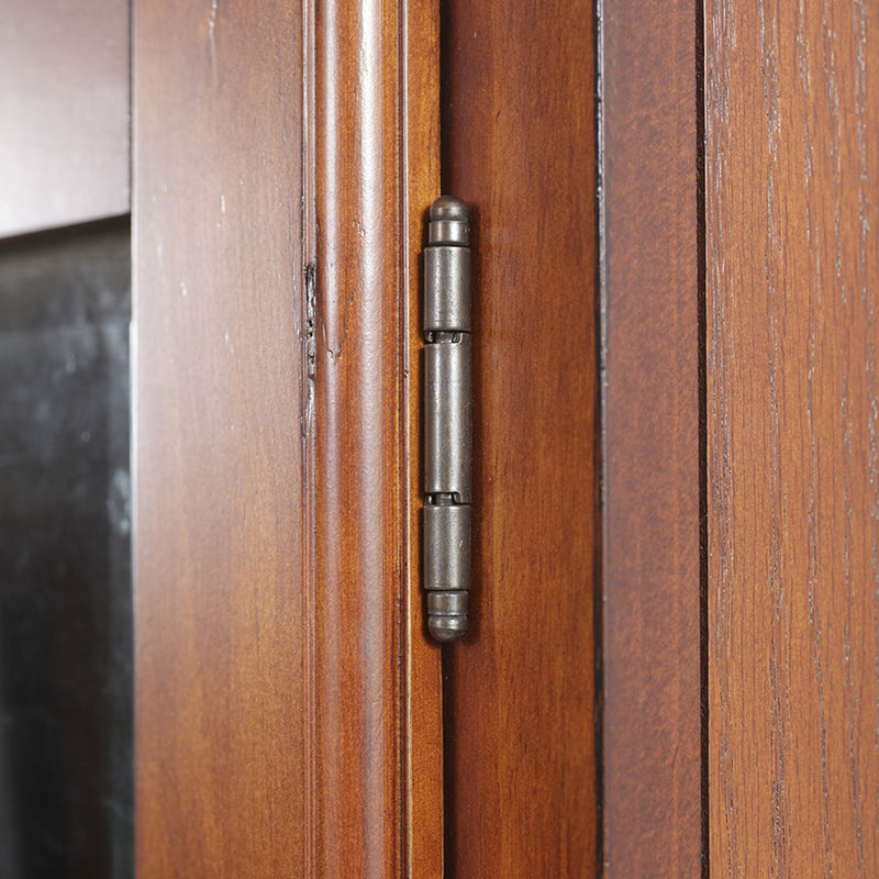 American Furniture Classics 8 Gun Key Locking Wooden Storage Display Cabinet