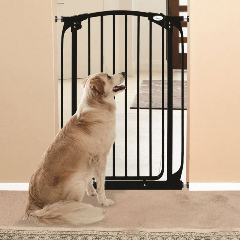 Dreambaby L782B Chelsea 28 to 42.5 Inch Auto-Close Baby Pet Safety Gate, Black