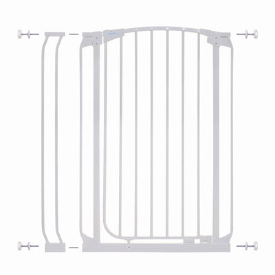 Dreambaby L796W Chelsea 28 to 35.5 Inch Auto-Close Baby Pet Safety Gate, White