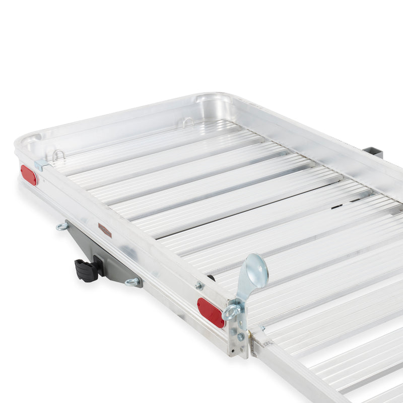 Rockland Universal Aluminum Cargo Travel Carrier w/ Folding Ramp, 2 In. Receiver