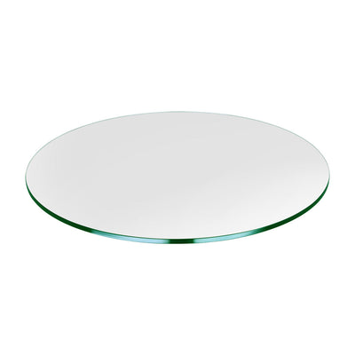 Dulles Glass 22 Inch by 22 Inch Indoor or Outdoor Round Tempered Glass Table Top