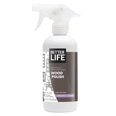 Better Life Naturally Dust Defying Wood Polish, 16 Oz Cinnamon/Lavender (3 Pack)