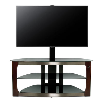Bell'O Triple Play 52 Inch Wood TV Stand Entertainment Center, Dark Espresso