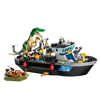 LEGO Jurassic World 76942 Baryonyx Dinosaur Boat Escape 308 Piece Building Kit