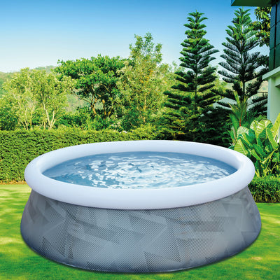 JLeisure Avenli Prompt Set 8 Foot Wide 25 Inch Tall 548Gal Pool (Open Box)