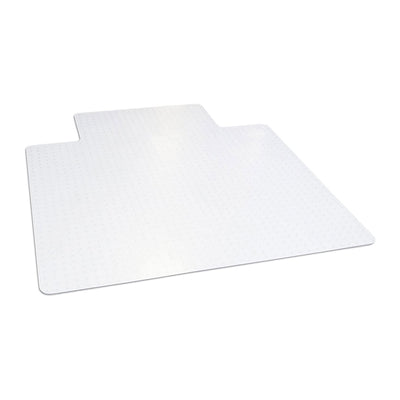 Dimex 45 x 53 Inch Plastic Office Chair Mat for Low Pile Carpet with Lip, Clear