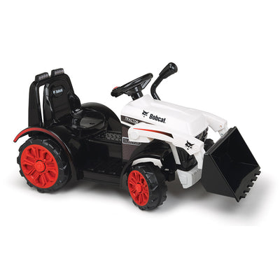 BOBCAT Construction Tractor Kids Electric 6 Volt Ride On Toy with Music and Horn